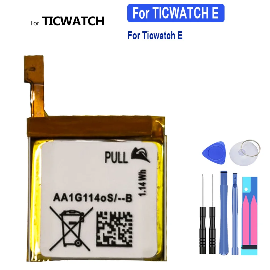 Аккумулятор для Ticwatch 2 2nd Ticwatch2 WE11056 для Ticwatch1 Ticwatch 1 46 мм для TicwatchE для TicwatchS
Аккумулятор для Ticwatch 2 2nd Ticwatch2 WE11056 для Ticwatch1 Ticwatch 1 46 мм для TicwatchE для TicwatchS