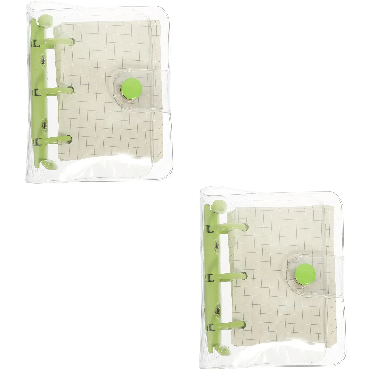 2x 3 Ring Binder Creative Notebook Transparent Cover Notepad Loose-leaf Binder for Home Gift Office Decor
2x 3 Ring Binder Creative Notebook Transparent Cover Notepad Loose-leaf Binder for Home Gift Office Decor