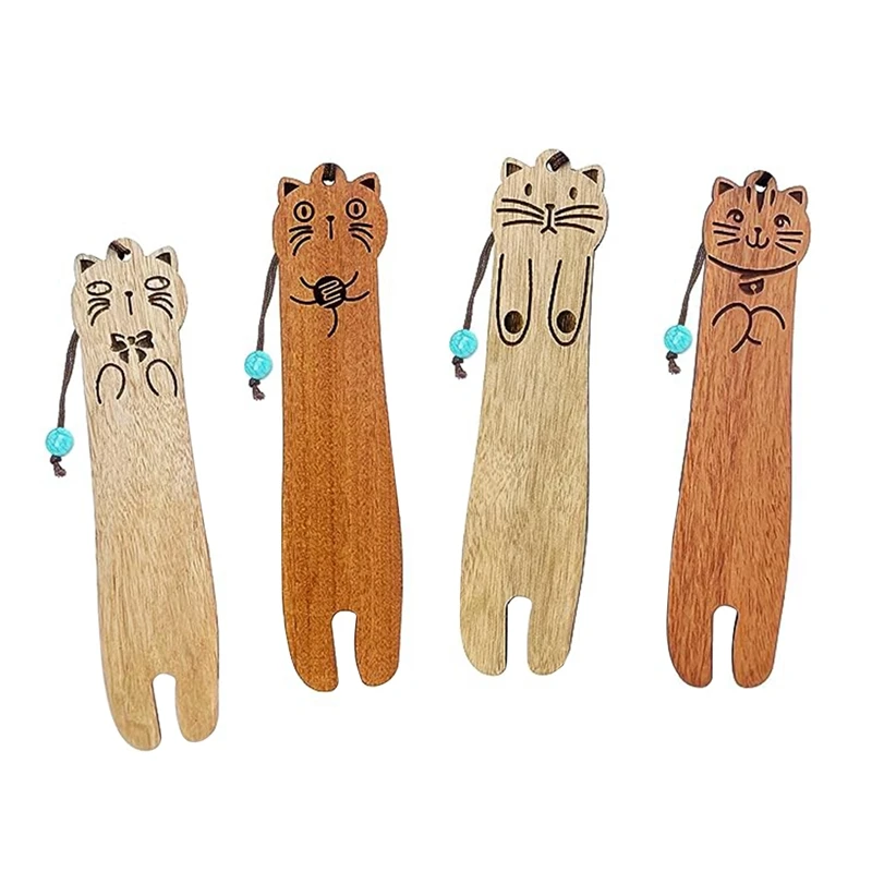 4Pcs Wooden Bookmark Cartoon Animal Birthday Gift Bookmark Engraving Company School Commemorative Gift
4Pcs Wooden Bookmark Cartoon Animal Birthday Gift Bookmark Engraving Company School Commemorative Gift