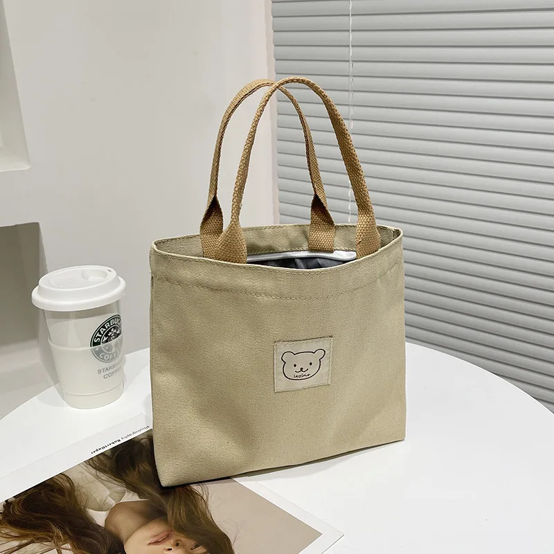 Women's Tote Bag Small Cloth Hand Bags for Female 2022 Trend Fashion Shoppers Canvas Japanese Girl Student Lunch Bag Picnic Gift 
Women's Tote Bag Small Cloth Hand Bags for Female 2022 Trend Fashion Shoppers Canvas Japanese Girl Student Lunch Bag Picnic Gift