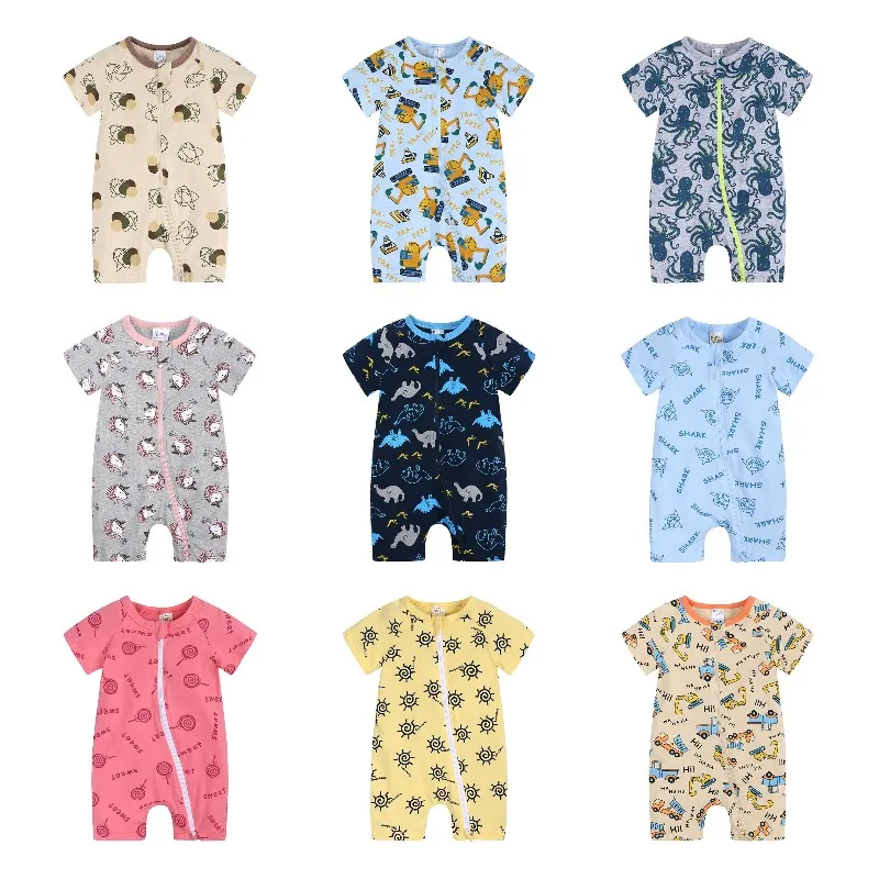 2023 Summer Air Conditioning Clothes Baby Rompers Cotton Short Sleeve One Piece Cartoon Unisex Kids Pajamas Newborn Clothing
2023 Summer Air Conditioning Clothes Baby Rompers Cotton Short Sleeve One Piece Cartoon Unisex Kids Pajamas Newborn Clothing