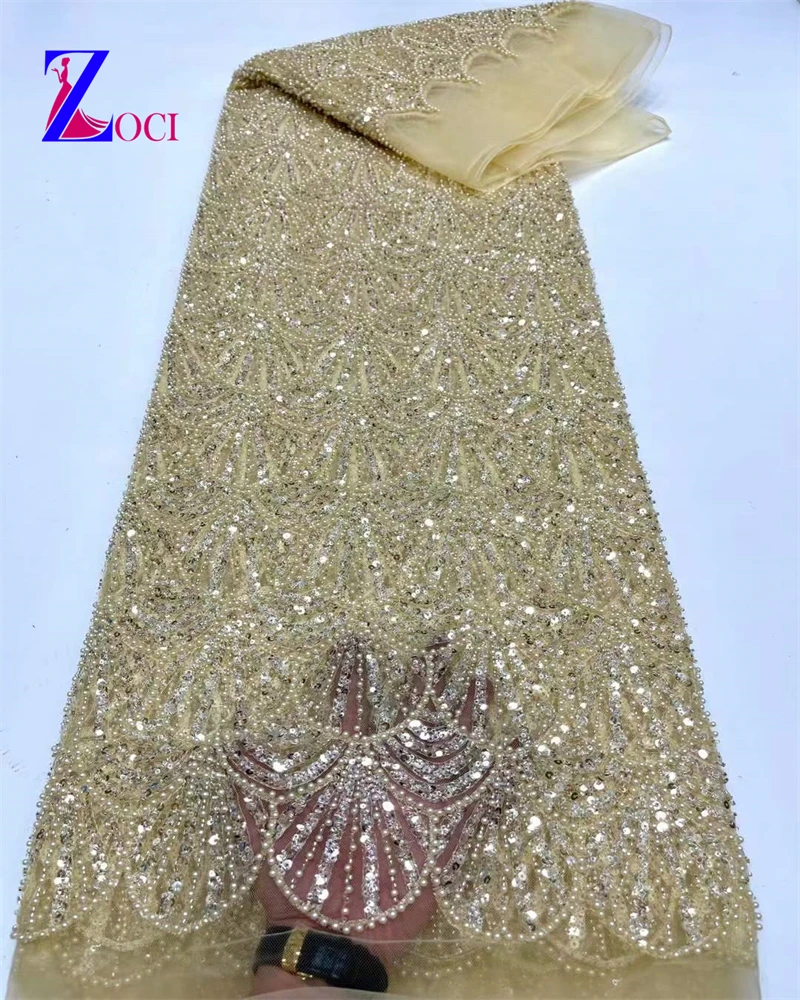 2023 High-End French Embroidery Beadea Lace Fabric African Nigerian With Sequin Fabric For Wedding Dress
2023 High-End French Embroidery Beadea Lace Fabric African Nigerian With Sequin Fabric For Wedding Dress