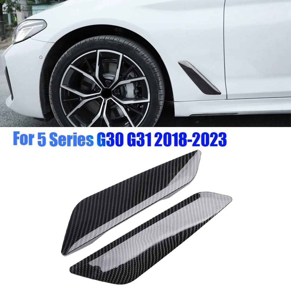 1Pair Side Wing Air Flow Intake Cover Trim for BMW 5 Series G30 G31 2018-2023 Styling Side Wing Decor Hood carbon fiber
1Pair Side Wing Air Flow Intake Cover Trim for BMW 5 Series G30 G31 2018-2023 Styling Side Wing Decor Hood carbon fiber