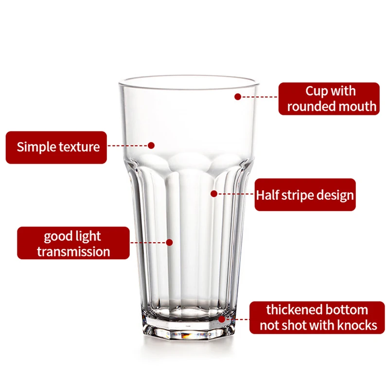 1pc 290ML Plastic Beer Juice Water Cups Transparent Drinking Cups Bar Beer Glasses Cup Restaurant Tumbler Juice Tea Bar Party
1pc 290ML Plastic Beer Juice Water Cups Transparent Drinking Cups Bar Beer Glasses Cup Restaurant Tumbler Juice Tea Bar Party