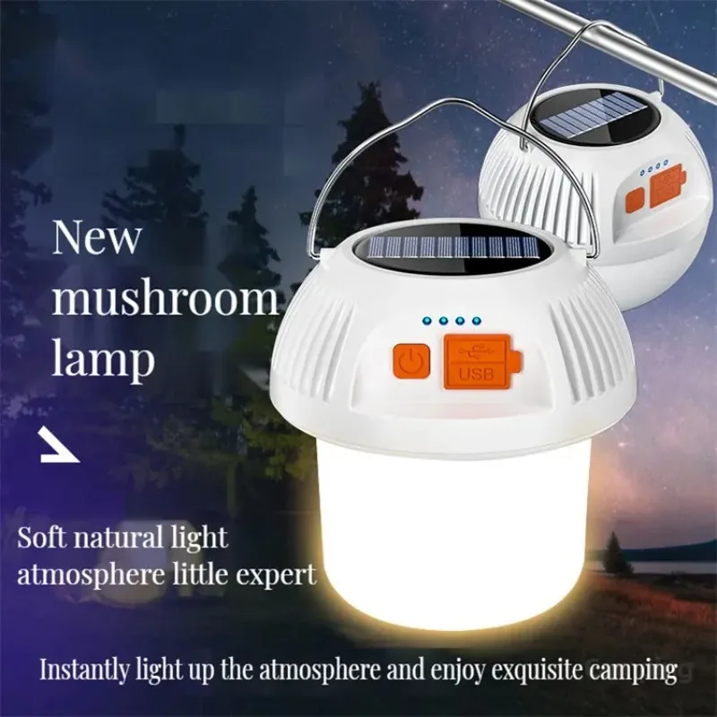 Outdoor Solar Led Camping Light USB Rechargeable Bulb Outdoor Tent Light Portable Lantern Emergency Light BBQ Hiking
Outdoor Solar Led Camping Light USB Rechargeable Bulb Outdoor Tent Light Portable Lantern Emergency Light BBQ Hiking
