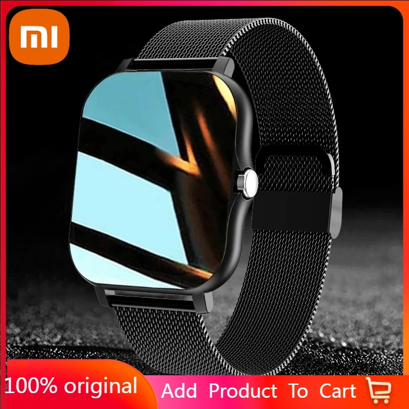 Xiaomi Smart Watch Men Full Touch Screen Sport Fitness Watch IP67 Waterproof Bluetooth call For Android ios smartwatch Men+Box
Xiaomi Smart Watch Men Full Touch Screen Sport Fitness Watch IP67 Waterproof Bluetooth call For Android ios smartwatch Men+Box