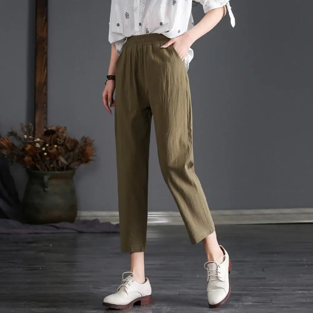 Trousers High Waist Loose Comfortable Women Casual Trousers Female Trousers for Travel
Trousers High Waist Loose Comfortable Women Casual Trousers Female Trousers for Travel