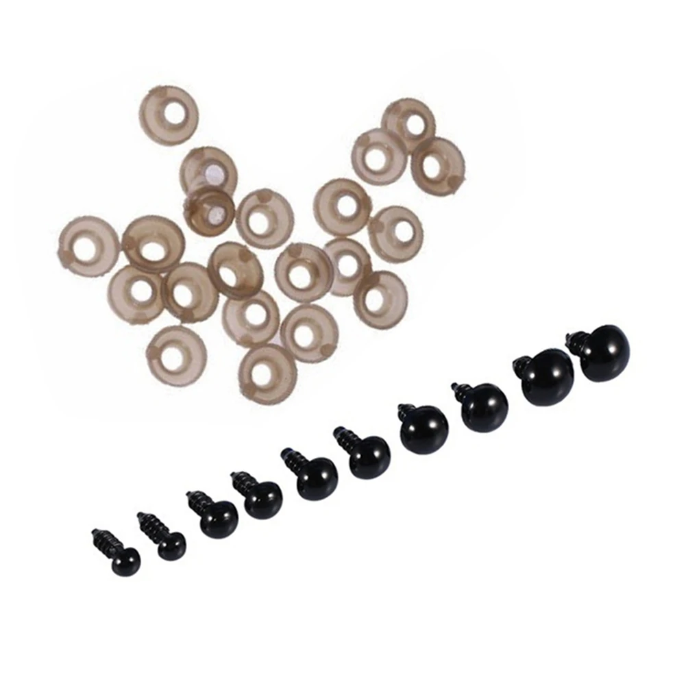 100 Pcs Eyeball Doll Accessories Black Plastic Plush Safety Eyes Amigurumi For Toys 6mm 8mm 12mm DIY Funny Toy Eyes Animal
100 Pcs Eyeball Doll Accessories Black Plastic Plush Safety Eyes Amigurumi For Toys 6mm 8mm 12mm DIY Funny Toy Eyes Animal