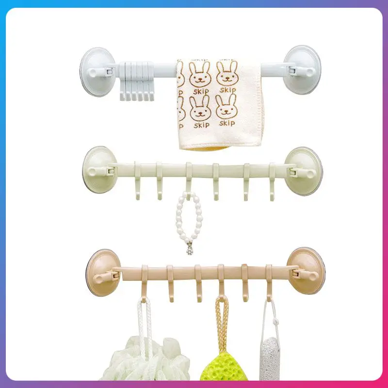 Locking sucker 6 hooks kitchen bathroom bathroom wall row hooks nail-free seamless six hooks (random color)
Locking sucker 6 hooks kitchen bathroom bathroom wall row hooks nail-free seamless six hooks (random color)