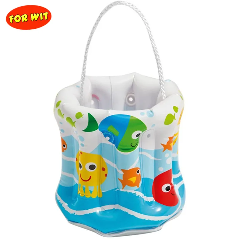 PVC Small Inflatable Buckets, Creative Summer Ice Bucket for Kids, Children Water Fun Beach Sand Toys, Swimming-pool Products
PVC Small Inflatable Buckets, Creative Summer Ice Bucket for Kids, Children Water Fun Beach Sand Toys, Swimming-pool Products