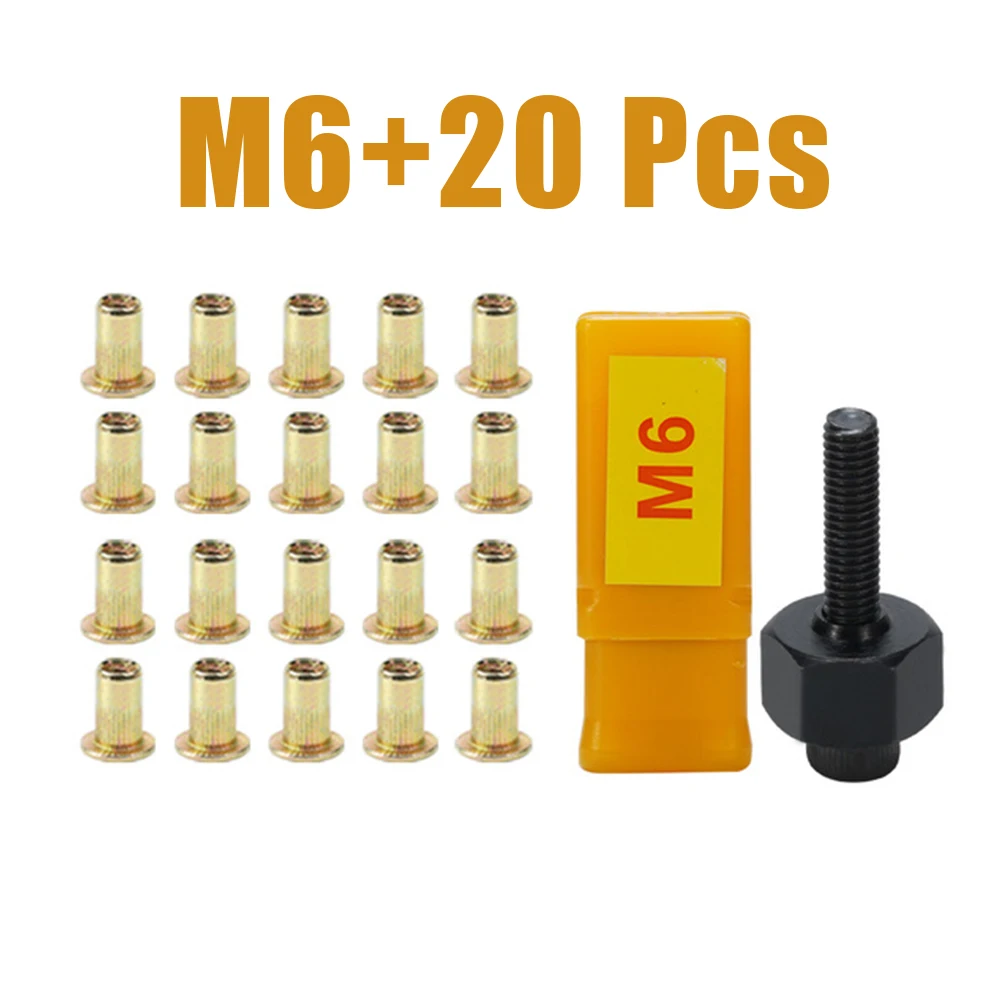 21PCS Hand Rivet Nut Head Nut Set M3-M12 For Hand Rivet Tool Belt With 20pcs Nut Ferramenta Kit Conjunto Kit De Herramientas
21PCS Hand Rivet Nut Head Nut Set M3-M12 For Hand Rivet Tool Belt With 20pcs Nut Ferramenta Kit Conjunto Kit De Herramientas