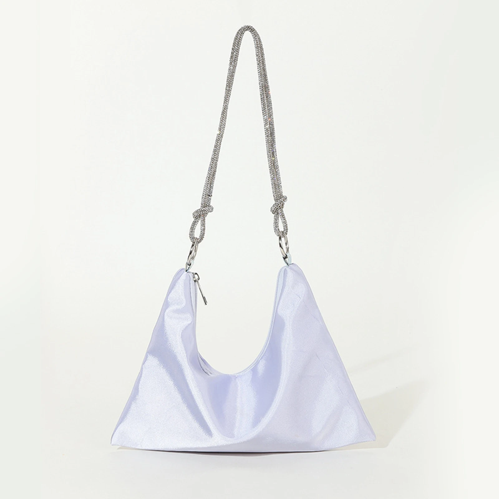 Women's Evening Handbags Elegant Knotted Rhinestone Satin Shoulder Bag Clutch Purse for Wedding Cocktail Party
Women's Evening Handbags Elegant Knotted Rhinestone Satin Shoulder Bag Clutch Purse for Wedding Cocktail Party
