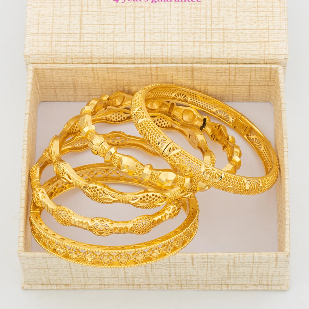 Dubai Bangle Set for Women Middle East Gold Color Bangle Ethiopian Saudi Arab Bracelet Wedding Bride Jewelry African Party Gift
Dubai Bangle Set for Women Middle East Gold Color Bangle Ethiopian Saudi Arab Bracelet Wedding Bride Jewelry African Party Gift