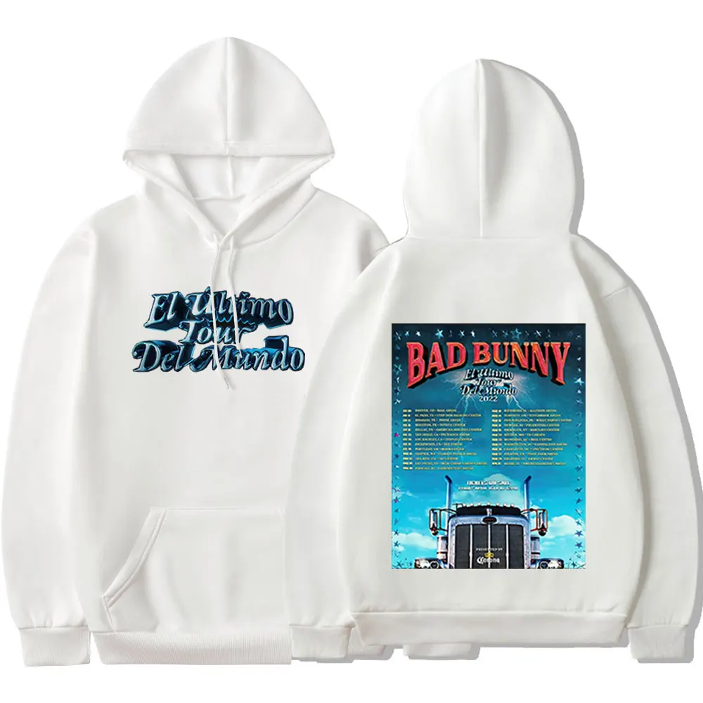Autumn Pullover Streetwear Oversized Long Sleeves Sweatshirts Unisex Coat Bad Bunny El Ulitimo Tour Del Mundo Tour Print Hoodie
Autumn Pullover Streetwear Oversized Long Sleeves Sweatshirts Unisex Coat Bad Bunny El Ulitimo Tour Del Mundo Tour Print Hoodie