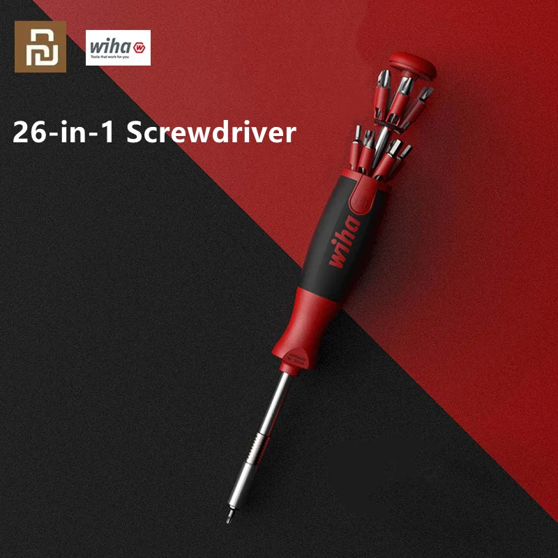 Youpin Wiha 26 in 1 Precision Chrome Vanadium Steel Screw Driver Magnetic Bits Repair Tools Home Kit
Youpin Wiha 26 in 1 Precision Chrome Vanadium Steel Screw Driver Magnetic Bits Repair Tools Home Kit