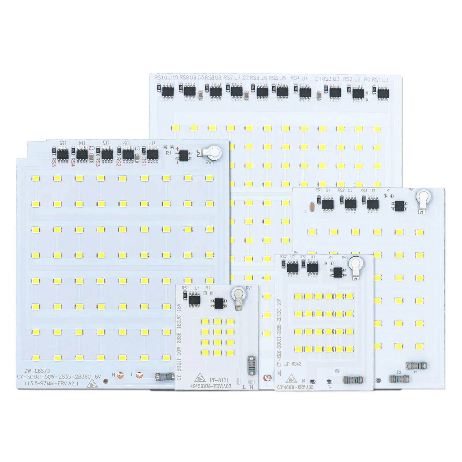 

High Lumen SMD2835 LED Chip Matrix 220V LED COB 10W 20W 30W 50W 100W 150W 200W For lighting accessories Spotlight Floodlight DIY