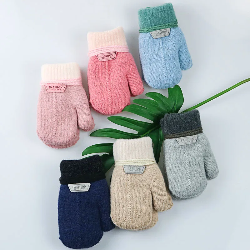 New Baby Winter Gloves With Rope Warm Full Finger Thicken Plus Velvet Kids Mittens Boys Girls Children Gloves Baby Accessories
New Baby Winter Gloves With Rope Warm Full Finger Thicken Plus Velvet Kids Mittens Boys Girls Children Gloves Baby Accessories