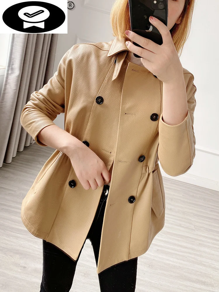 Genuine Leather Jacket 100% Women's Jacket Spring Autumn 2023 Sheepskin Coat Female Korean Fashion Casual Chaquetas Gxy41
Genuine Leather Jacket 100% Women's Jacket Spring Autumn 2023 Sheepskin Coat Female Korean Fashion Casual Chaquetas Gxy41