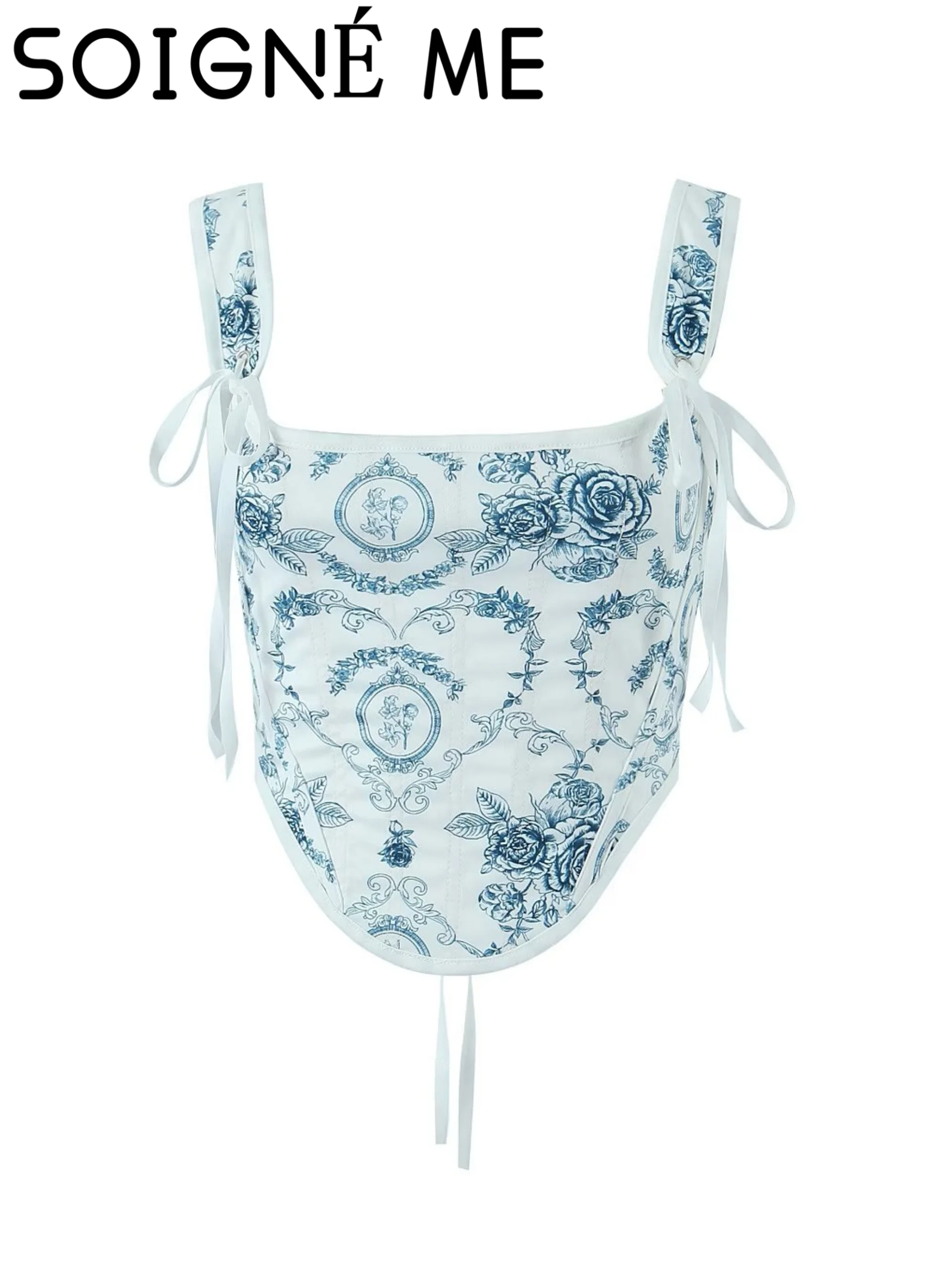 PB&ZA 2023 New Women's Clothing French Style Fishbone Court Corset Sling Outside Wearing Retro Print Short High Waist Vest
PB&ZA 2023 New Women's Clothing French Style Fishbone Court Corset Sling Outside Wearing Retro Print Short High Waist Vest