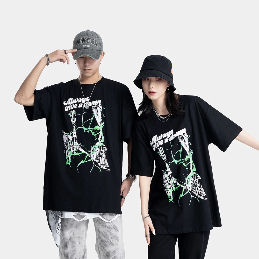 Y2k Unisex Goth Broken Print Men T Shirts Punk High Streetwear Harajuku Oversized Hip Hop Male T-shirts Cotton Tops Women Tshirt
Y2k Unisex Goth Broken Print Men T Shirts Punk High Streetwear Harajuku Oversized Hip Hop Male T-shirts Cotton Tops Women Tshirt