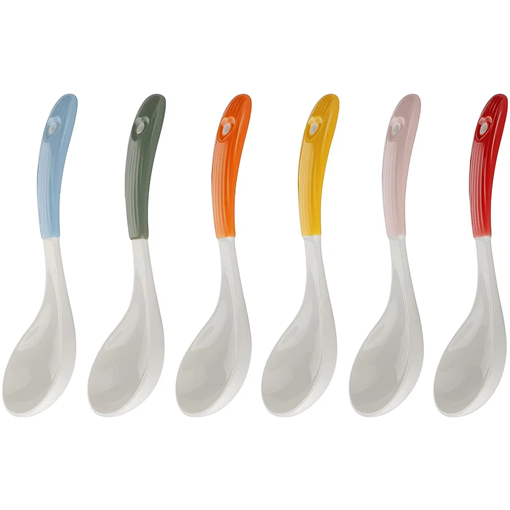 6Pcs Home Gift Small Ceramic Spoon Spoon Bulk Decorative Soup Spoon Household Spoon for Restaurant Home Friends Kitchen
6Pcs Home Gift Small Ceramic Spoon Spoon Bulk Decorative Soup Spoon Household Spoon for Restaurant Home Friends Kitchen