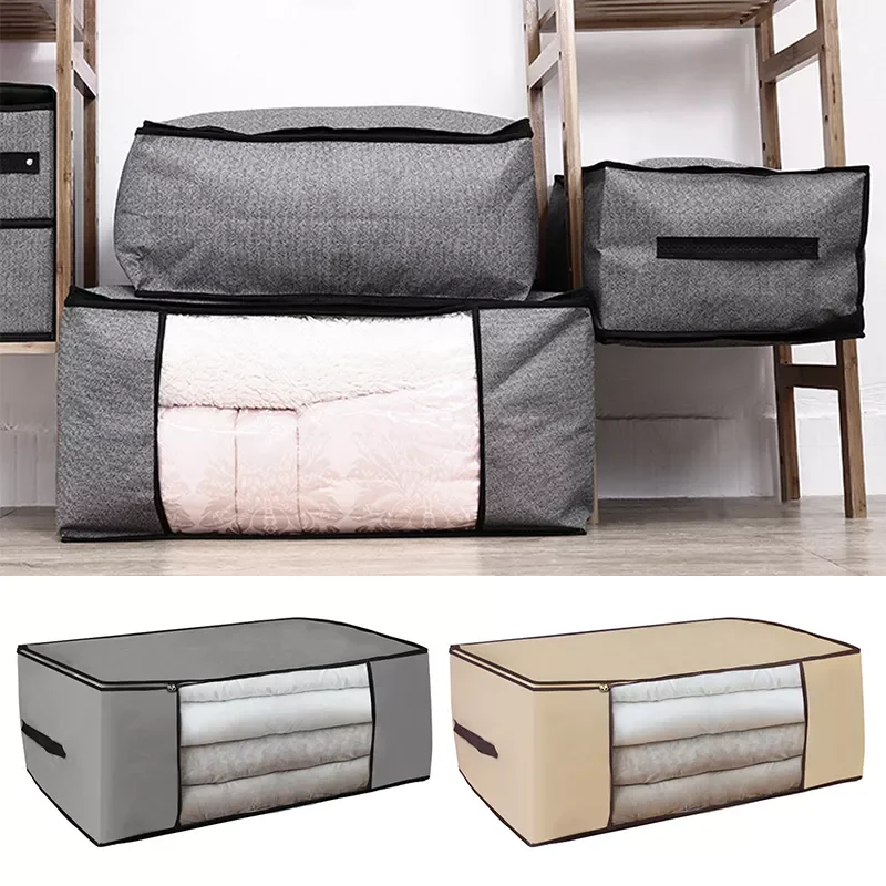 Storage Bag For Clothes Blanket Portable Non-woven Folding Clothes Pillow Quilt Blanket Storage Box Organizer Hot Sale 1pc
Storage Bag For Clothes Blanket Portable Non-woven Folding Clothes Pillow Quilt Blanket Storage Box Organizer Hot Sale 1pc