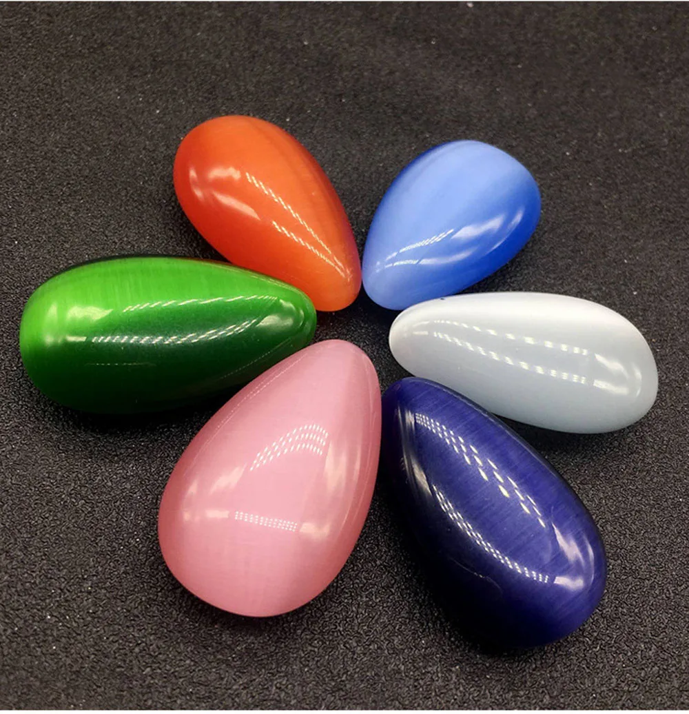 Natural Multi-color Stone Gem Egg-shaped Non-porous Pendant Ornaments Handmade Crafts Necklace Accessories Decoration 24x40mm
Natural Multi-color Stone Gem Egg-shaped Non-porous Pendant Ornaments Handmade Crafts Necklace Accessories Decoration 24x40mm