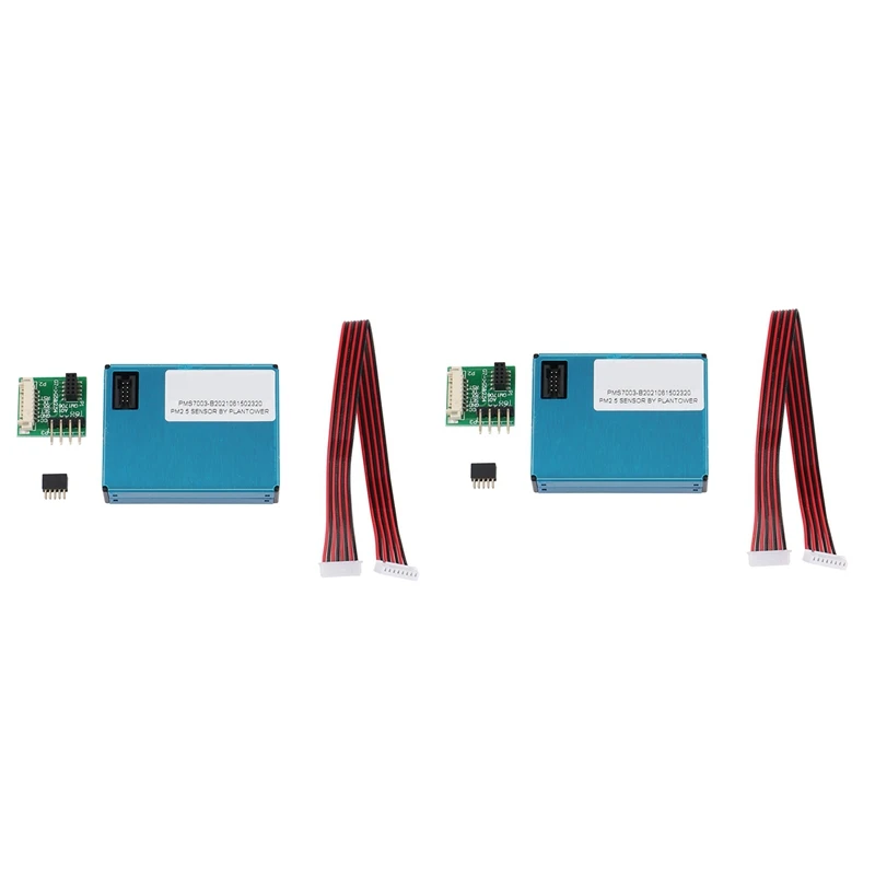 2X PM2.5 датчик пыли PMS7003 / G7 тонкий цифровой PM2.5 датчик (транспортная плата Inculd + кабель)
2X PM2.5 датчик пыли PMS7003 / G7 тонкий цифровой PM2.5 датчик (транспортная плата Inculd + кабель)
