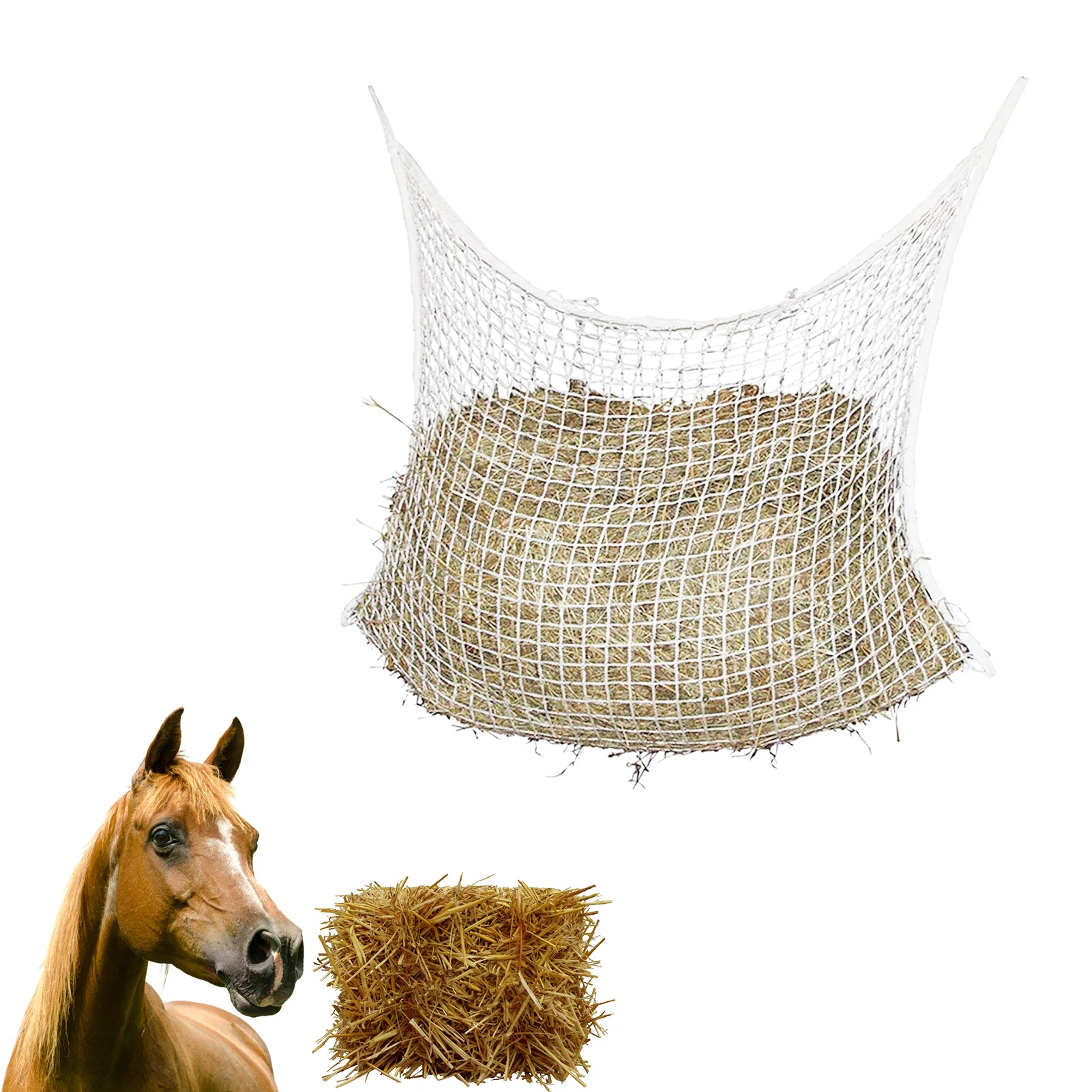 Slow Feed Hay Nets For Horses Hangings Feeding Bag Durable Horse Hay Feeder Slow Feed Hay Net For Horses 1.18x1.18 Slow Feeder
Slow Feed Hay Nets For Horses Hangings Feeding Bag Durable Horse Hay Feeder Slow Feed Hay Net For Horses 1.18x1.18 Slow Feeder
