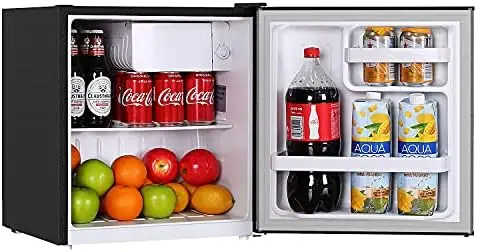 

1.6 Cu' Mini Refrigerator, Small Refrigerator, Mini Fridge with Freezer, Compact Refrigerator, Blue (FR 160 BLUE)