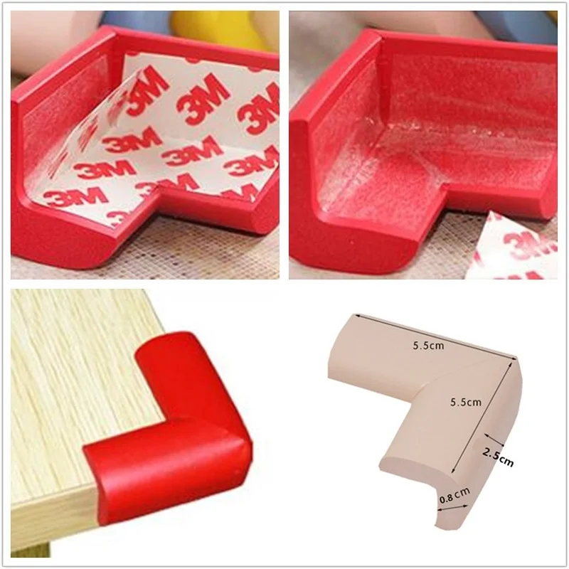 8Pcs/lot 55*55mm Children Silicone Protection Corner Soft rubber Table Desk Cover Safety Baby Child Anticollision Edge Guards
8Pcs/lot 55*55mm Children Silicone Protection Corner Soft rubber Table Desk Cover Safety Baby Child Anticollision Edge Guards