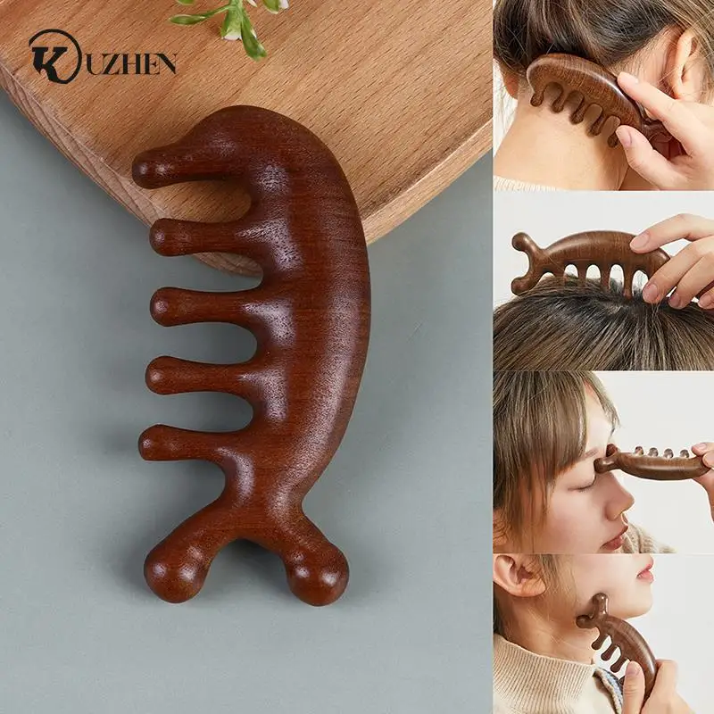 Body Meridian Massage Comb Sandalwood Five Wide Tooth Comb Acupuncture Therapy Blood Circulation Anti-static Smooth Hair
Body Meridian Massage Comb Sandalwood Five Wide Tooth Comb Acupuncture Therapy Blood Circulation Anti-static Smooth Hair