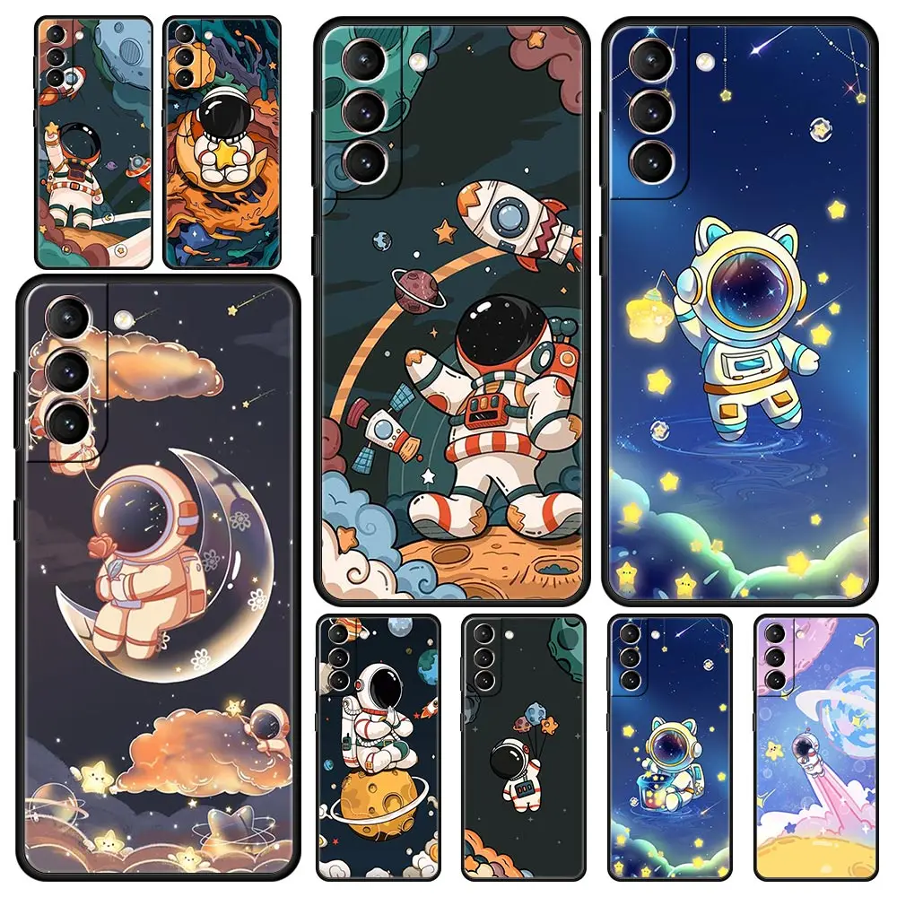 Cute Cartoon Astronaut Phone Case For Samsung Galaxy S23 Ultra S22 S21 S20 FE 5G S10 S10E S9 S8 Plus Note 20 Soft Silicone Cover
Cute Cartoon Astronaut Phone Case For Samsung Galaxy S23 Ultra S22 S21 S20 FE 5G S10 S10E S9 S8 Plus Note 20 Soft Silicone Cover