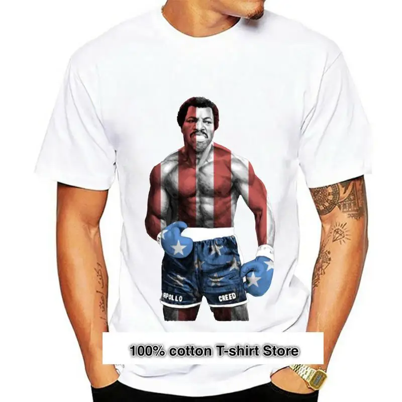 Camiseta Rocky Balboa para hombre y mujer, camisa de Apollo Creed, el rey de Sting, negra, informal
Camiseta Rocky Balboa para hombre y mujer, camisa de Apollo Creed, el rey de Sting, negra, informal