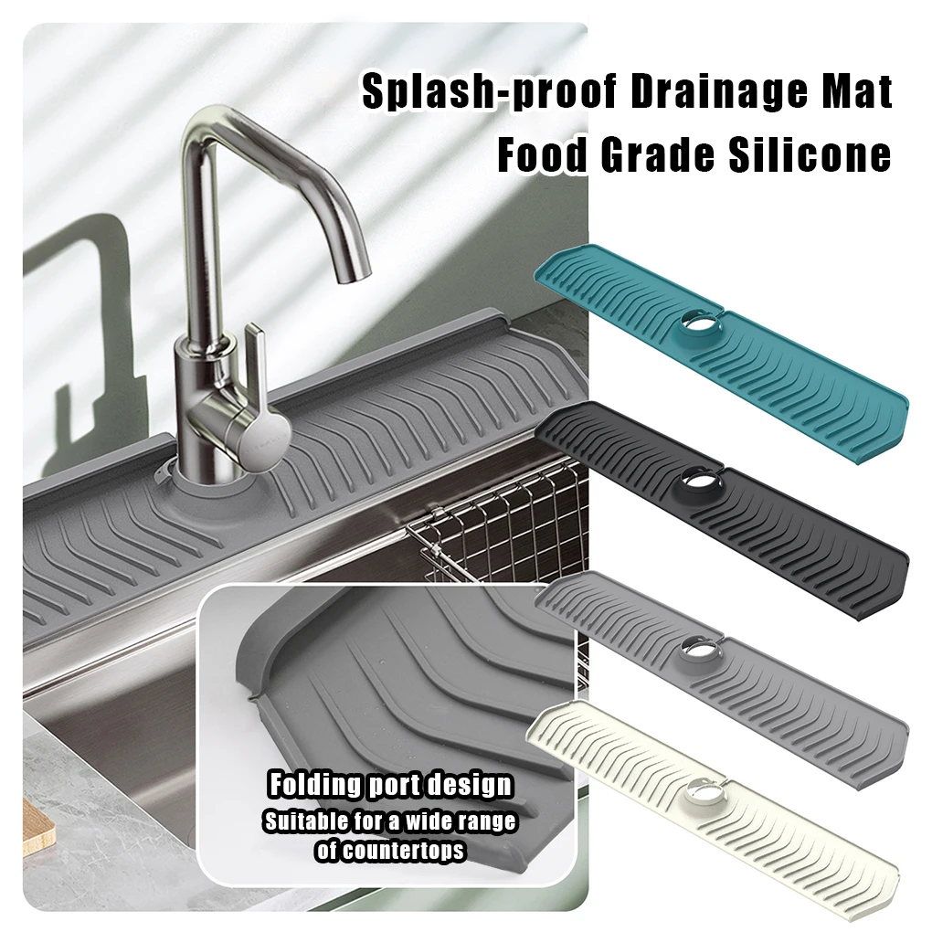 Versatile Faucet Draining Mat Health And Mold Prevention Lightweight Wide Application Food Grade off-white 76 14 5cm
Versatile Faucet Draining Mat Health And Mold Prevention Lightweight Wide Application Food Grade off-white 76 14 5cm