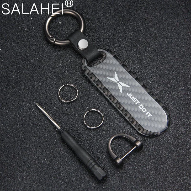 Carbon Car Logo Keychain Chain Anti-Lost Key Rings For Xpeng Xiaopeng P5 P7 G9 G3i Auto Metal Buckle Keyring Interior Accessory
Carbon Car Logo Keychain Chain Anti-Lost Key Rings For Xpeng Xiaopeng P5 P7 G9 G3i Auto Metal Buckle Keyring Interior Accessory