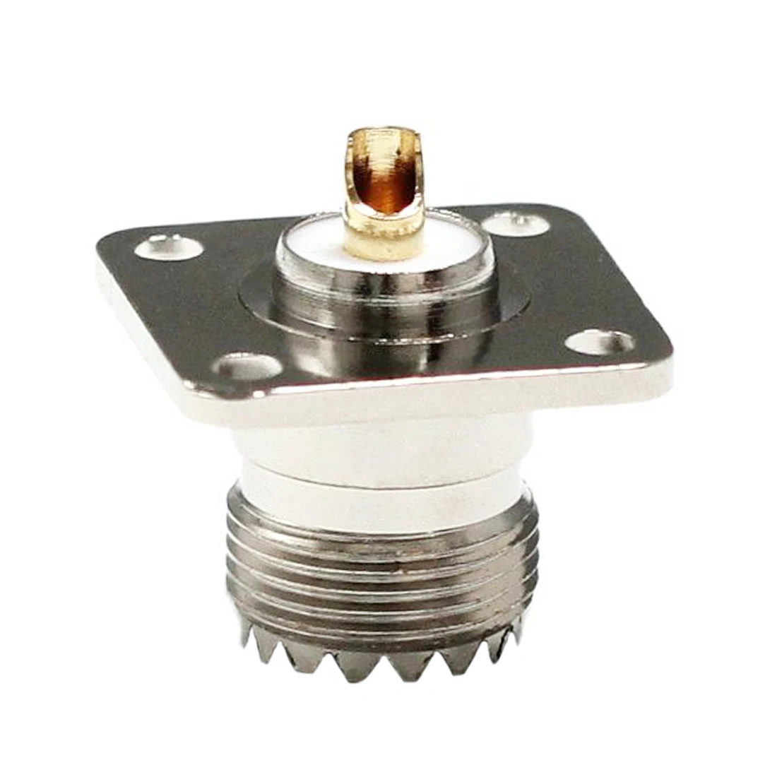 1pc UHF Female SO239 RF Connector 4-hole Panel Mount Chassis With Solder Cup Welding Terminal
1pc UHF Female SO239 RF Connector 4-hole Panel Mount Chassis With Solder Cup Welding Terminal