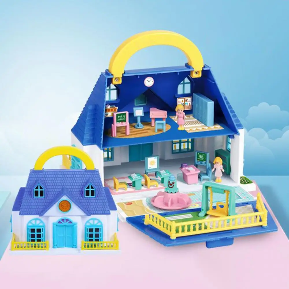 Suitcase Doll House Mini Simulation Toy DIY Miniature Princess Doll House Villa Castle Educational Toy Girls' Holiday Birth Gift
Suitcase Doll House Mini Simulation Toy DIY Miniature Princess Doll House Villa Castle Educational Toy Girls' Holiday Birth Gift