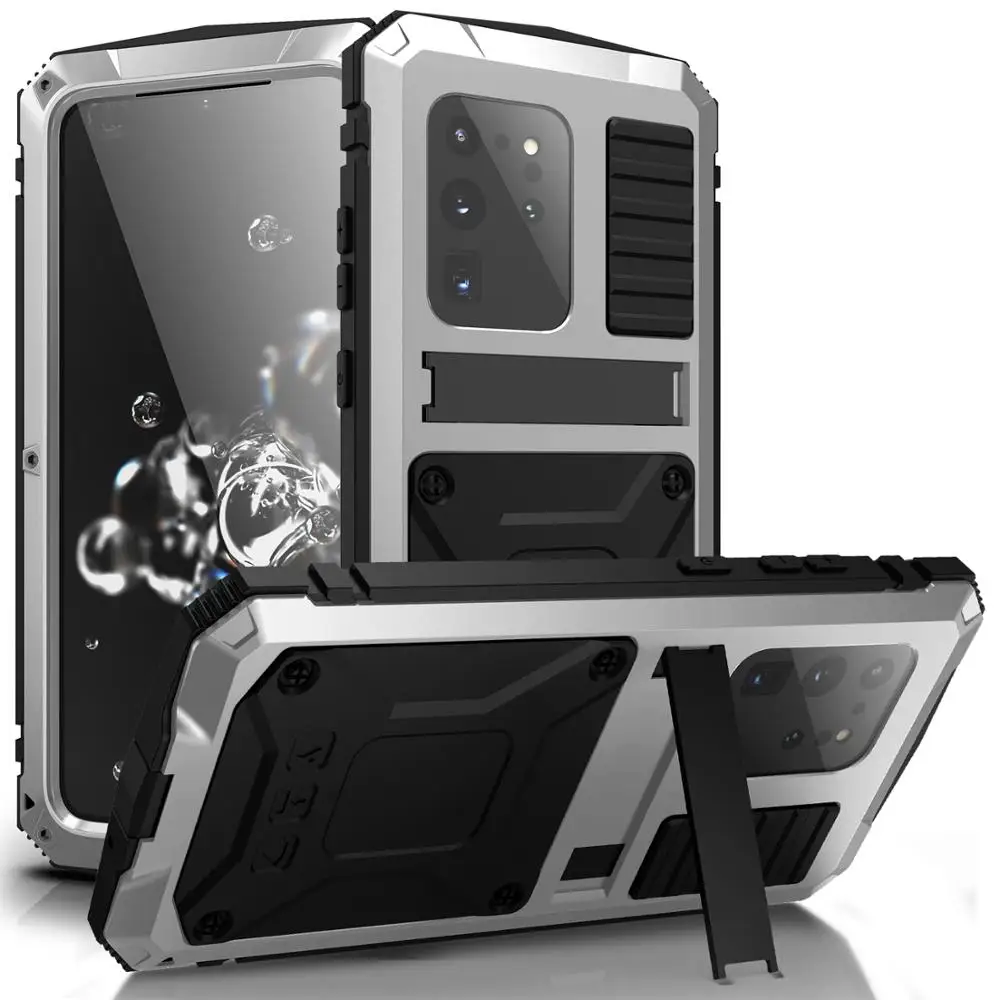 Heavy Duty Metal Armor Shockproof Phone Case For Samsung galaxy S20 Plus Hard Aluminum Alloy Cover For Samsung galaxy S20 Ultra
Heavy Duty Metal Armor Shockproof Phone Case For Samsung galaxy S20 Plus Hard Aluminum Alloy Cover For Samsung galaxy S20 Ultra