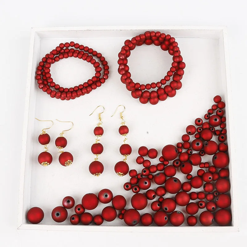 8/10/12/14/16/18/20MM Acrylic Rubber Beads Ball Red For Jewelry Accessories DIY Handmade Materials Spacer Bracelets Earrin
8/10/12/14/16/18/20MM Acrylic Rubber Beads Ball Red For Jewelry Accessories DIY Handmade Materials Spacer Bracelets Earrin