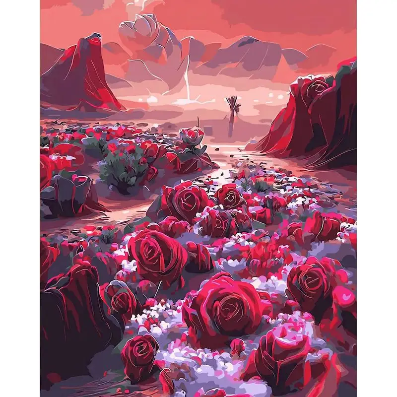 GATYZTORY Framed Painting By Numbers Kits Fantasy Rose Handpainted Canvas Painting Drawing By Numbers For Adults Home Decors
GATYZTORY Framed Painting By Numbers Kits Fantasy Rose Handpainted Canvas Painting Drawing By Numbers For Adults Home Decors