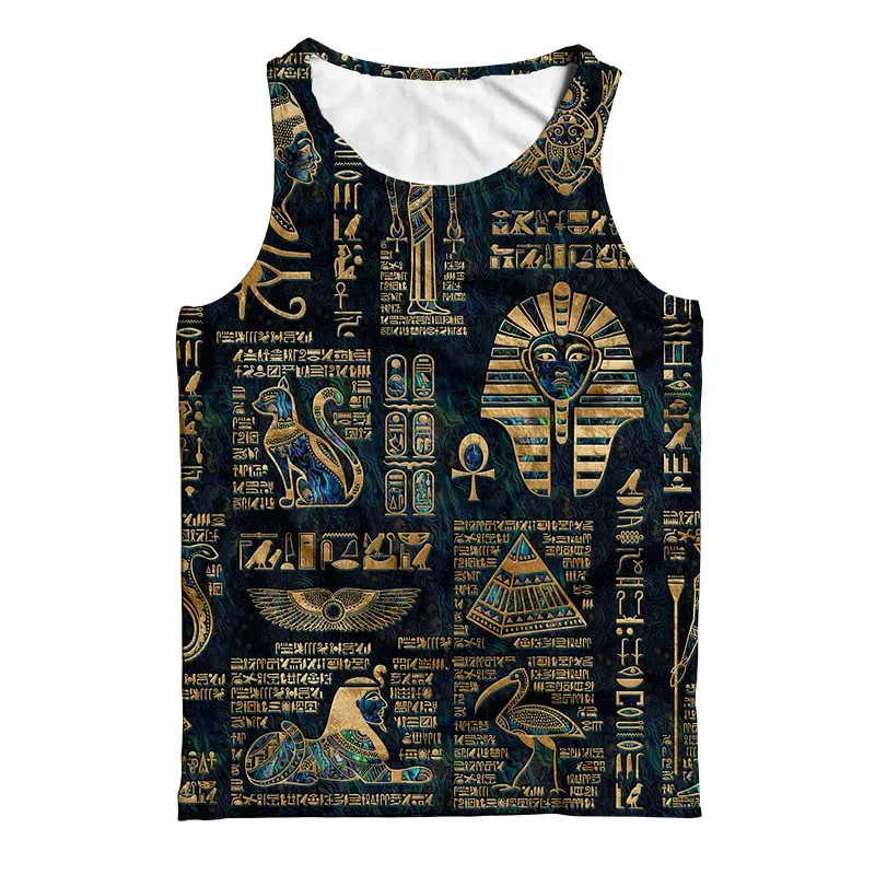 Jumeast Summer Tank Tops for Men Ancient Egyptian Gods Hieroglyphs 3D Printed Women Sleeveless T Shirt Beach Vest Fashion Tee 
Jumeast Summer Tank Tops for Men Ancient Egyptian Gods Hieroglyphs 3D Printed Women Sleeveless T Shirt Beach Vest Fashion Tee