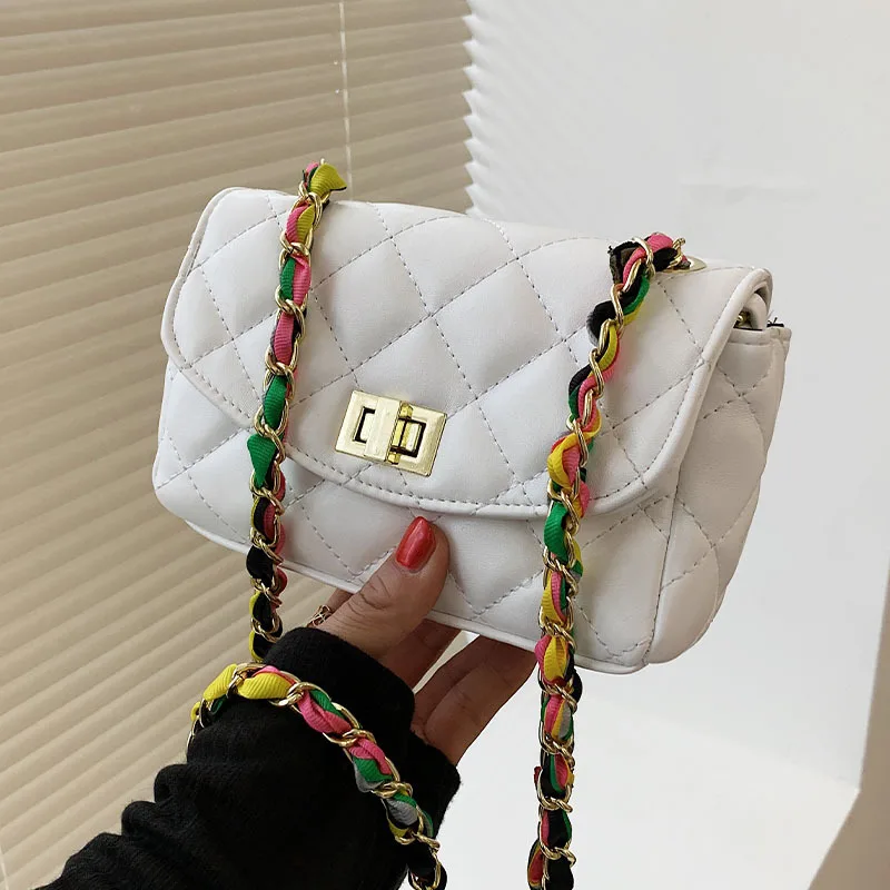 This year's popular white rhombus chain bag women's 2022 new trend high-end single-shoulder messenger bag all-match small bag
This year's popular white rhombus chain bag women's 2022 new trend high-end single-shoulder messenger bag all-match small bag