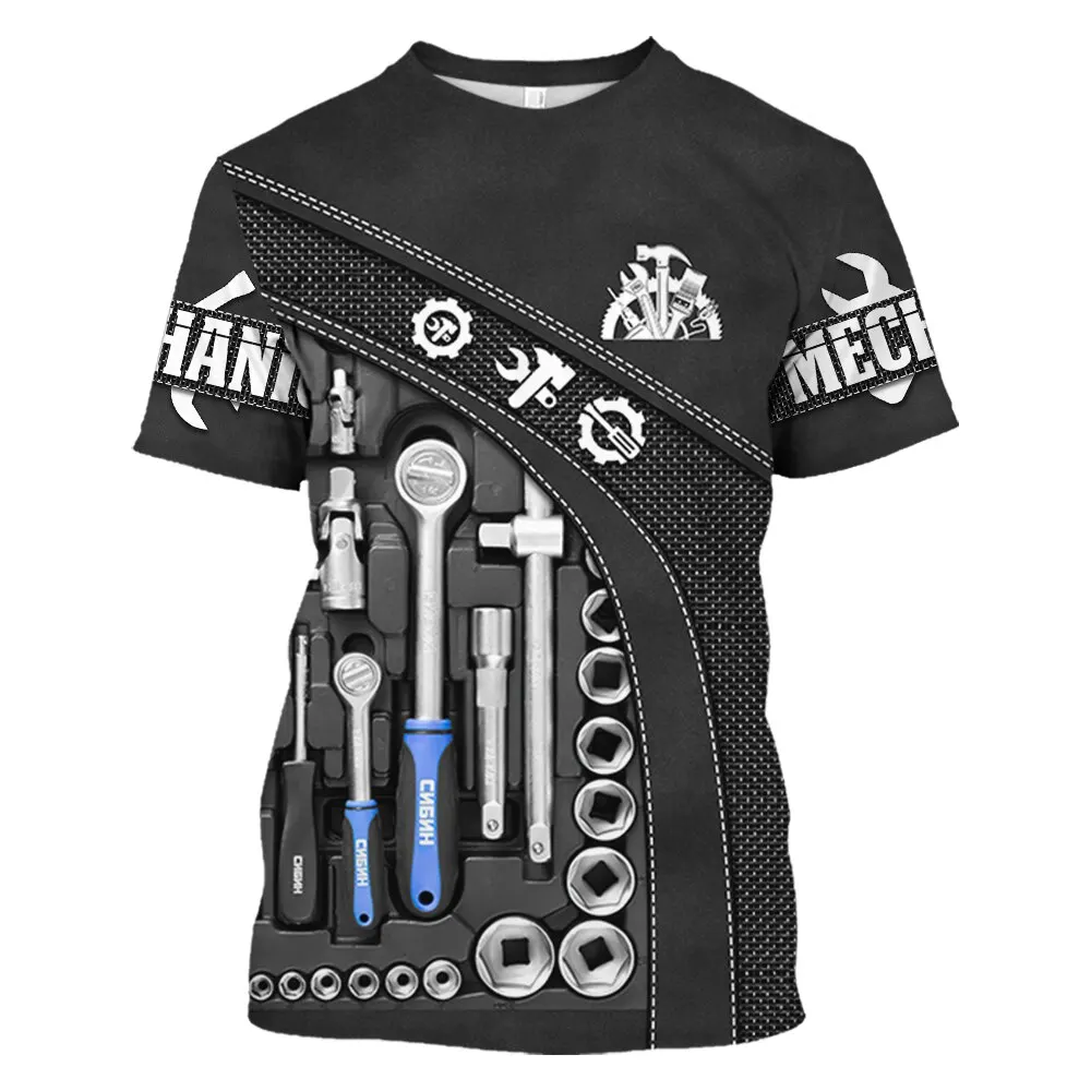 Summer Fashion Mens T Shirt Cool Mechanic 3D Printed Tops Tees Unisex Tshirts Male Streetwear Women Casual Cool Sports T-shirt
Summer Fashion Mens T Shirt Cool Mechanic 3D Printed Tops Tees Unisex Tshirts Male Streetwear Women Casual Cool Sports T-shirt