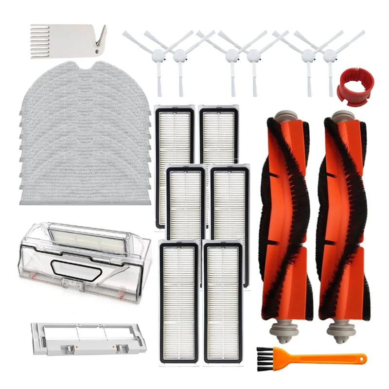 Hepa Filter Main Side Brush Mop Cloth Dust Box Replacement Kit for 1C STYTJ01ZHM Robot Vacuum Cleaner Parts
Hepa Filter Main Side Brush Mop Cloth Dust Box Replacement Kit for 1C STYTJ01ZHM Robot Vacuum Cleaner Parts