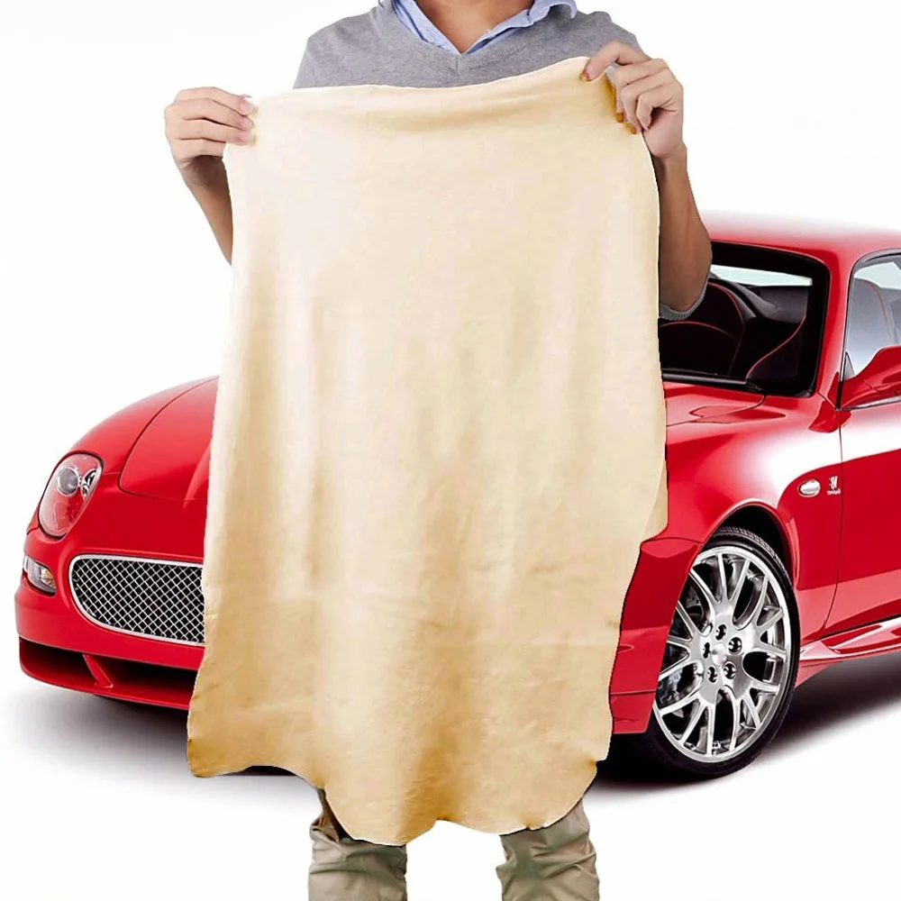 1Pc Free Shape Car Cleaning Genuine Leather Cloth Car Auto Home Care Motorcycle Natural Drying Chamois Approx Water Absorption
1Pc Free Shape Car Cleaning Genuine Leather Cloth Car Auto Home Care Motorcycle Natural Drying Chamois Approx Water Absorption
