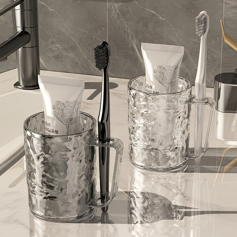 

Чашка для зубной щетки, чашка для пары, креативная прозрачная чашка для полоскания рта, пластиковая чашка для полоскания рта, Товары для ванной комнаты