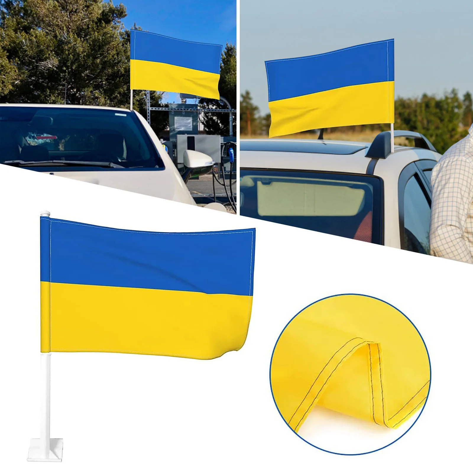 Автомобильные мини-флаги, украинский флаг, полиэфир, зажим для окон 12 х18 дюймов, 45 х30 см
Автомобильные мини-флаги, украинский флаг, полиэфир, зажим для окон 12 х18 дюймов, 45 х30 см