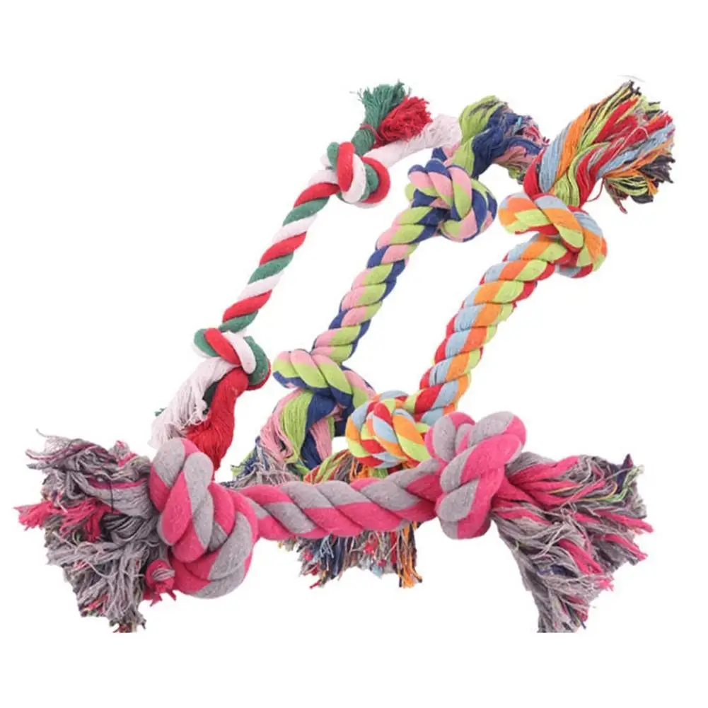 Pet Braided Cotton Rope Bite-resistant Double Knot Dog Chew Toys Tooth Cleaning Molar Toys Pet Supplies S/M/L 1PC Random-color
Pet Braided Cotton Rope Bite-resistant Double Knot Dog Chew Toys Tooth Cleaning Molar Toys Pet Supplies S/M/L 1PC Random-color
