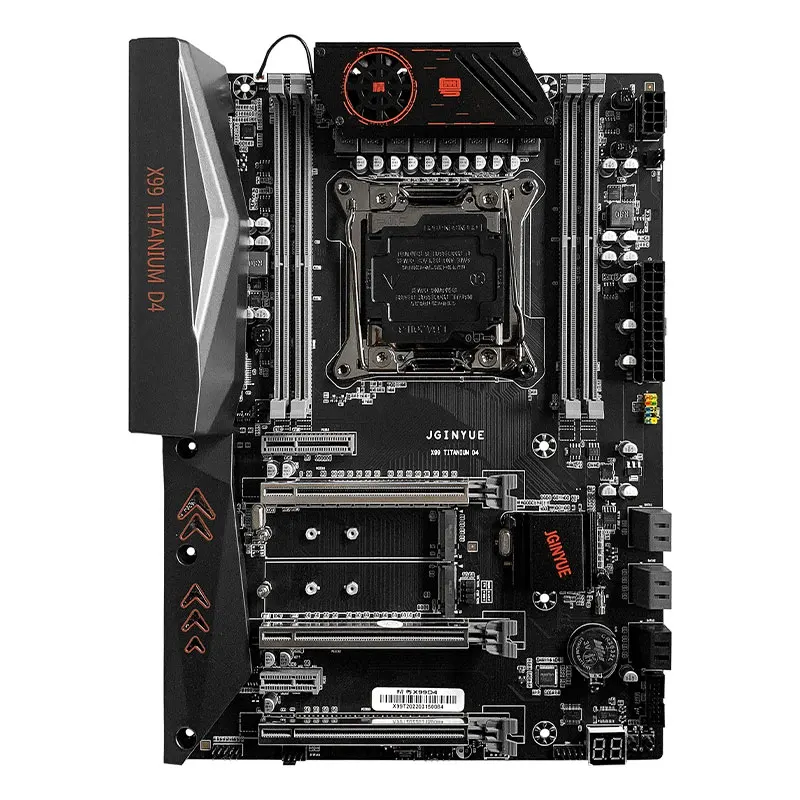 Материнская плата JGINYUE X99 ATX Intel LGA 2011-3 E5 DDR4 2133 МГц 64 Гб M.2 NVME SATA USB3.0 TITANIUM D4 |